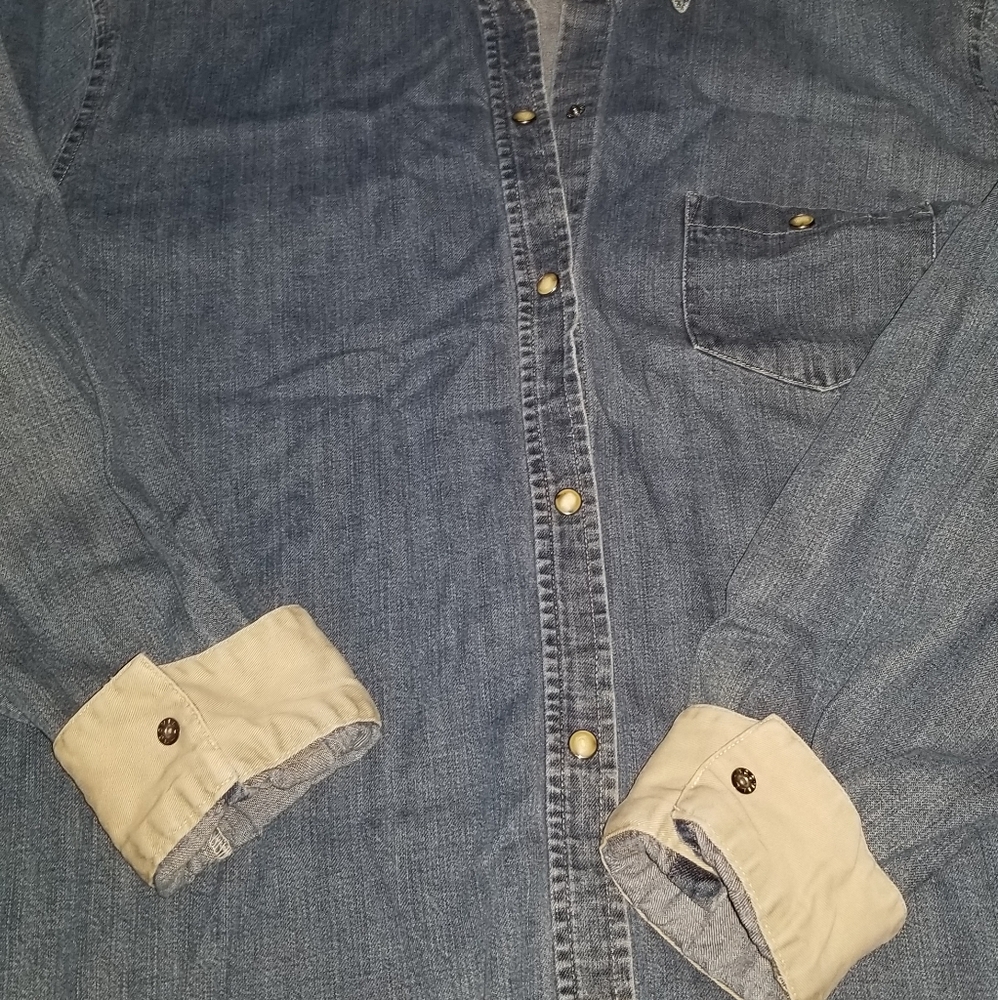 Old navy denim shirt 100% cotton